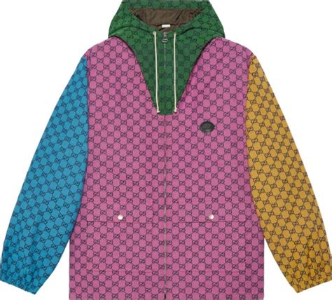 multi color gucci jacket|gucci jacket without hoodie.